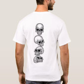 Schädel T-Shirt (Rückseite)