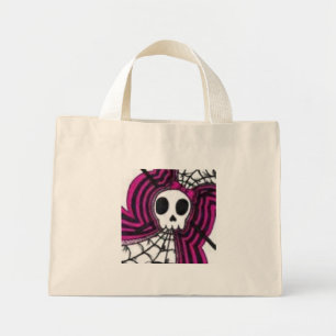 Schädel-Tasche Mini Stoffbeutel