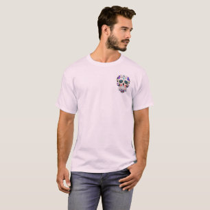 Schädel-Taschent-stück der Männer Zucker T-Shirt