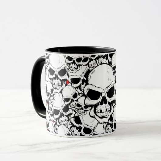 SCHÄDEL Tasse (Vorderseite Links)