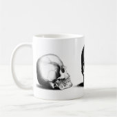 Schädel-Tasse Kaffeetasse (Links)