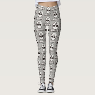 Schädel-Tätowierung Leggings