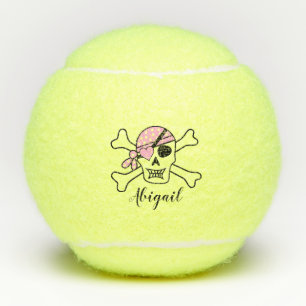 Schädel Tennisbälle