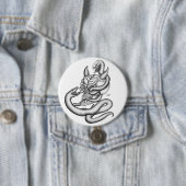 Schädel - Teufelsköpfe mit Schlange Button (Beispiel)