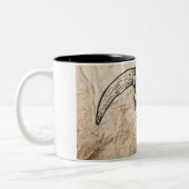 Schädel Texas Longhorn Stier Zweifarbige Tasse (Links)