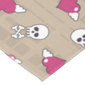 Schädel Tischdecke (Schrägansicht)