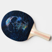 Schädel Tischtennis Schläger (Seitenansicht)
