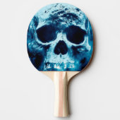 Schädel Tischtennis Schläger (Rückseite)