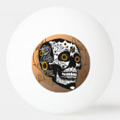Schädel Tischtennisball (Vorderseite)