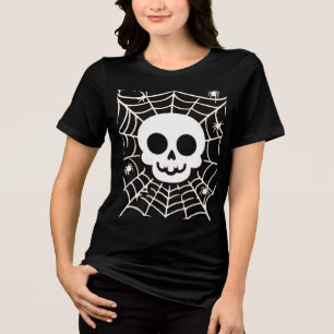Schädel Tri-Blend Shirt