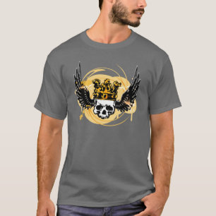 Schädel u. Flügel T-Shirt