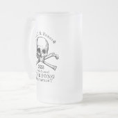 Schädel u. Knochen-Bier Pong Tasse (Vorderseite Links)
