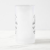 Schädel u. Knochen-Bier Pong Tasse (Mittel)