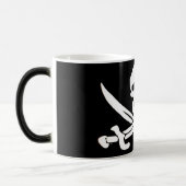 Schädel u. Knochen, die Tasse verwandeln (Links)