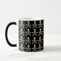 Schädel u. Knochen-Heimlichkeits-Tasse