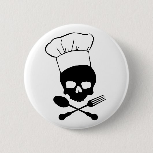 Schädel u. Knochen-Koch Button (Vorderseite)