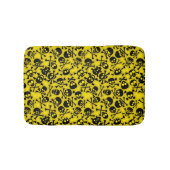 Schädel u. Knochen-Muster Badematte (Vorderseite)