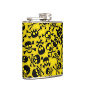 Schädel u. Knochen-Muster Flachmann (Rechts)