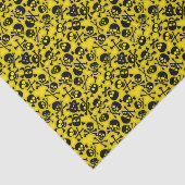 Schädel u. Knochen-Muster Seidenpapier (Ausschnitt)