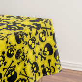 Schädel u. Knochen-Muster Tischdecke (Beispiel)