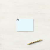 Schädel-u. Knochen-Piraten-klebrige Anmerkungen Post-it Klebezettel (Auf Schreibtisch)