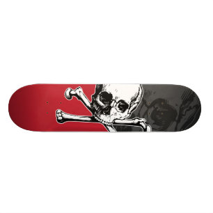 Schädel u. Knochen Skateboard