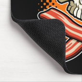 Schädel u. Speck-Logo Mousepad (Ecke)