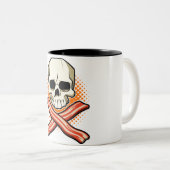 Schädel u. Speck Two_Tone Tasse (VorderseiteRechts)