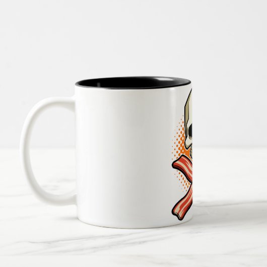 Schädel u. Speck Two_Tone Tasse (Links)