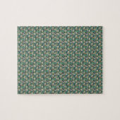 Schädel- und Blätterpuzzle Puzzle (Horizontal)