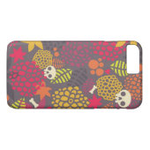 Schädel und Blumen Case-Mate iPhone Hülle (Rückseite (Horizontal))