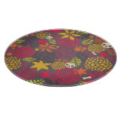 Schädel und Blumen Schneidebrett (Ecke)