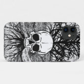 Schädel und Bücher Case-Mate iPhone Hülle (Rückseite (Horizontal))