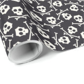 Schädel und Crossbone Packpapier (Rolleneckpunkt)