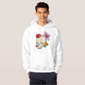 Schädel und Flora Hoodie (Vorne ganz)