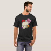 Schädel und Flora T-Shirt (Vorne ganz)
