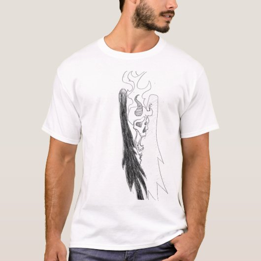 Schädel und Flügel T-Shirt (Vorderseite)