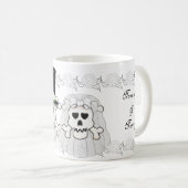 Schädel und gekreuzte Knochen, die Paar-Tasse Kaffeetasse (VorderseiteRechts)