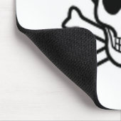 Schädel und gekreuzte Knochen Mousepad (Ecke)