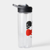 Schädel und Gitarre Trinkflasche (Rechts)