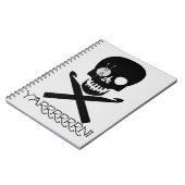 Schädel und Haken Notizblock (Linke Seite)