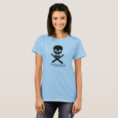 Schädel und Haken T-Shirt (Vorne ganz)