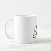 Schädel und Herz Kaffeetasse (Links)