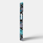 Schädel und Herzen auf schwarzem Hintergrund 2 Case-Mate iPhone Hülle (Rückseite / Rechts)