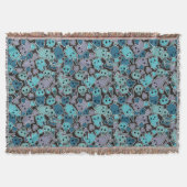 Schädel und Herzen auf schwarzem Hintergrund 2 Decke (Vorderseite)