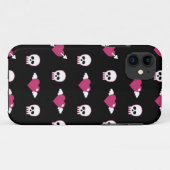 Schädel und Herzen Case-Mate iPhone Hülle (Rückseite (Horizontal))