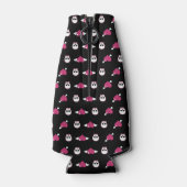 Schädel und Herzen Flaschenkühler (Rückseite)