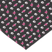 Schädel und Herzen Kurzer Tischläufer (Ecke)