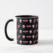 Schädel und Herzen Tasse (Links)