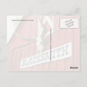 Schädel und Hörner Postkarte (Rückseite)